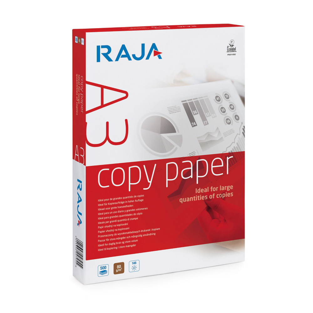 Rey Adagio Ramette de 500 feuilles papier couleur pour imprimante laser//jet dencre//copieur 80g Format A3 Bleu