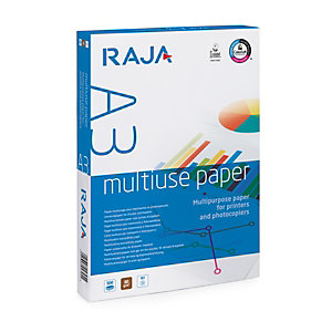 RAJA Papier A3 blanc Multi-usage - 80g - Ramette de 500 feuilles