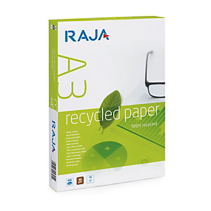 RAJA Papier A3 blanc recyclé - 80g - Ramette de 500 feuilles