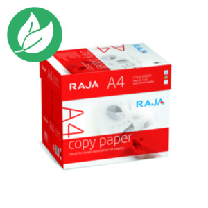 RAJA Papier A4 blanc 80g Copy Paper - Boîte de 2500 feuilles