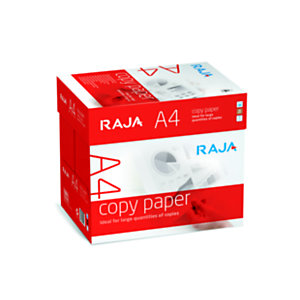 RAJA Papier A4 blanc Copy Paper - 80g - Boîte de 2500 feuilles