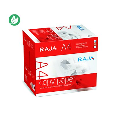 RAJA Papier A4 blanc Copy Paper - 80g - Boîte de 2500 feuilles - 1