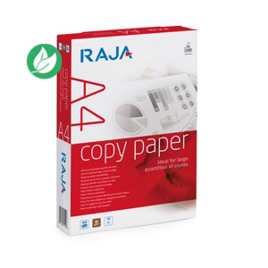 RAJA Papier A4 blanc Copy Paper - 80g - Ramette de 500 feuilles
