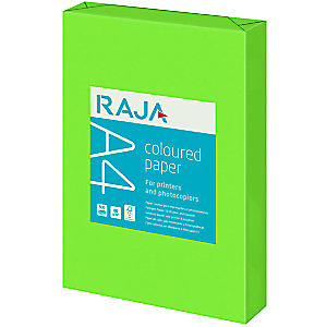 RAJA Papier couleur A4 Vert menthe vif 80g Coloured Paper - Ramette de 500 feuilles