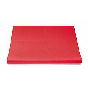 RAJA Papier de soie Rouge l.75 x L.50 cm - Rame de 480 feuilles