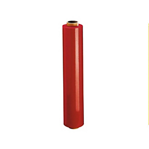 RAJA Pellicola estensibile manuale in polietilene, 50 cm x 300 m, Spessore 23 micron, Rosso Opaco RAJA Pellicola estensibile manuale in polietilene, 50 cm x 300 m, Spessore 23 micron, Rosso Opaco