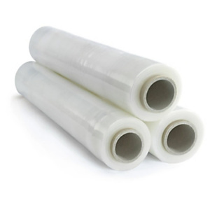 RAJA Pellicola estensibile manuale in polietilene, 50 cm x 300 m, Spessore 23 micron, Trasparente RAJA Pellicola estensibile manuale in polietilene, 50 cm x 300 m, Spessore 23 micron, Trasparente