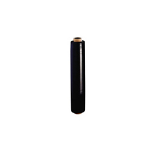 RAJA Pellicola estensibile manuale in polietilene, h 50 cm x 300 m, Spessore 20 micron, Nero opaco RAJA Pellicola estensibile manuale in polietilene, h 50 cm x 300 m, Spessore 20 micron, Nero opaco
