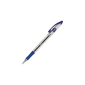 RAJA Penna a sfera con cappuccio Ballpoint Stick, Punta media 1 mm, Blu (confezione 12 pezzi) RAJA Penna a sfera con cappuccio Ballpoint Stick, Punta media 1 mm, Blu (confezione 12 pezzi)
