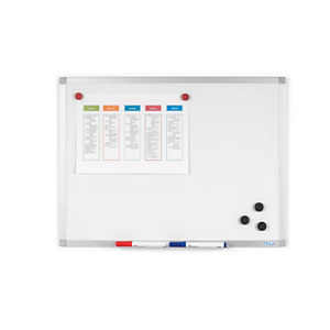 RAJA Pizarra de pared, Superficie magnética, Acero esmaltado/vitrificado, Aluminio anodizado, 60 x 45 cm RAJA Pizarra de pared, Superficie magnética, Acero esmaltado/vitrificado, Aluminio anodizado, 60 x 45 cm