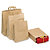 RAJA plain brown paper carrier bags with folded handles - 2