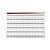 RAJA Planning anual de pared, Superficie magnética, Acero lacado, Aluminio, 90 cm x 60 cm - 1