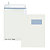 RAJA Pochette administrative recyclée blanche 229 x 324 mm 90g avec fenêtre 50 x 110 mm - Bande autoadhésive - Boîte de 250 - 1