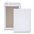 RAJA Pochette blanche C4 229 x 324 mm 120g sans fenêtre - dos carton - autocollante bande protectrice - Lot de 100 - 1