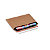 RAJA Pochette carton plat brun autocollante bande protectrice - 23,5 x 18 cm - Lot de 100 - 1