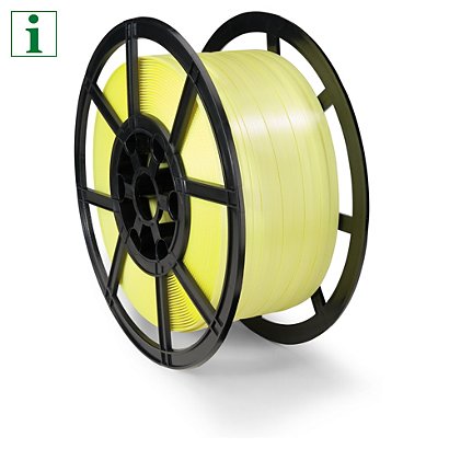 RAJA polypropylene hand strapping on a plastic reel - 1