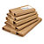 RAJA premium brown panel wrap book boxes with an adhesive strip - 1