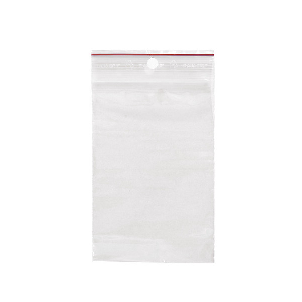 RAJA Premium Grip Seal Polybags, 80X120mm, pack of 1000 - 1