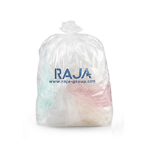 RAJA Printed Clear Refuse Sacks RAJA Printed Clear Refuse Sacks