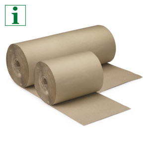RAJA Recycled paper bubble wrap rolls