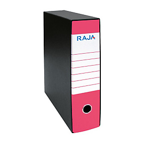 RAJA Registratore archivio Classic, A4, Dorso 80 mm, Cartoncino, Fucsia RAJA Registratore archivio Classic, A4, Dorso 80 mm, Cartoncino, Fucsia