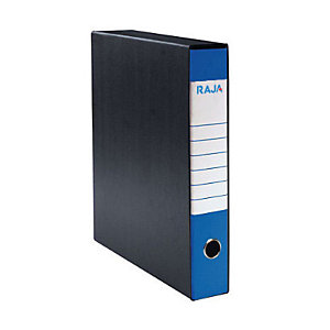 RAJA Registratore archivio Classic, Formato Protocollo, Dorso 5 cm, Cartone, Blu