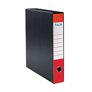 RAJA Registratore archivio Classic, Formato Protocollo, Dorso 5 cm, Cartone, Rosso RAJA Registratore archivio Classic, Formato Protocollo, Dorso 5 cm, Cartone, Rosso