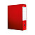 RAJA Registratore archivio Color, Formato Protocollo, Dorso 8 cm, Cartone, Rosso - 1