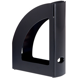 RAJA Revistero, poliestireno, 80 x 320 x 250 mm, negro RAJA Revistero, poliestireno, 80 x 320 x 250 mm, negro