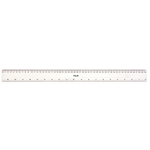 RAJA Righello, 50 cm/19,75 pollici, Trasparente RAJA Righello, 50 cm/19,75 pollici, Trasparente