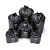 RAJA Sac poubelle 110L noir recyclé extra-forte résistance - Lot de 200 sacs - 1