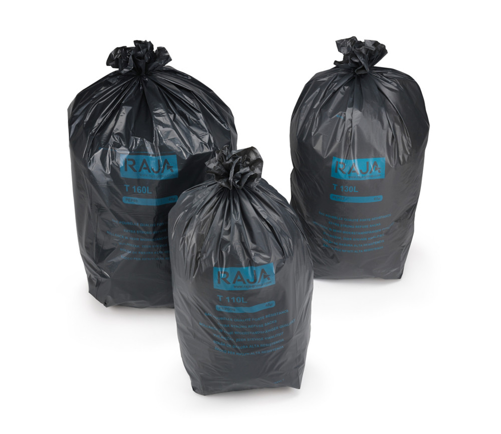 Raja Sac Poubelle 160 L Noir Pour Dechets Courants En Plastique Recycle 55 Microns Diametre 60 5 X H 130 Cm Sacs Poubellefavorable A Acheter Dans Notre Magasin Raja Sac Poubelle 160 L Noir Pour Dechets Courants En Plastique Recycle 55 Microns Diametre 60 5 X H 130 Cm Sacs Poubellefavorable A Acheter Dans Notre Magasin