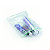 RAJA Sachet plastique recyclé à fermeture Zip - 8 x 12 cm - Epaisseur 60 microns - Transparent - Carton de 1000 - 2