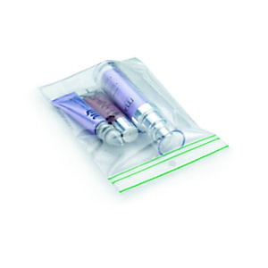 RAJA Sachet plastique recyclé à fermeture Zip - 8 x 12 cm - Epaisseur 60 microns - Transparent - Carton de 1000 RAJA Sachet plastique recyclé à fermeture Zip - 8 x 12 cm - Epaisseur 60 microns - Transparent - Carton de 1000