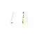 RAJA Separadores, Bristol, mylar,  con portadilla, numéricos 1-12, A4+, cartulina, 12 separadores, pestañas plastificadas de colores, blanco - 1