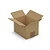 RAJA single wall, brown cardboard boxes, 180x130x120mm - 1