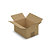 RAJA single wall, brown cardboard boxes, 215x150x105mm - 1