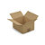 RAJA single wall, brown cardboard boxes, 230x190x120mm - 1