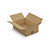 RAJA single wall, brown cardboard boxes, 310x215x100mm - 1