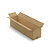 RAJA single wall, side opening long cardboard boxes, 800x200x200mm - 1