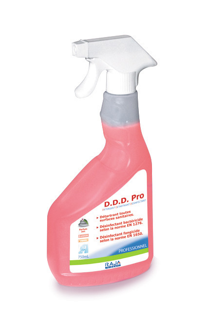 RAJA Spray nettoyant pour salle de bain senteur pin prêt à l'emploi transparent 750 ml