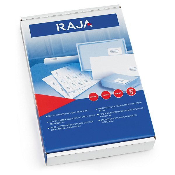 RAJA Square Corner Inkjet and Laser Labels - 1
