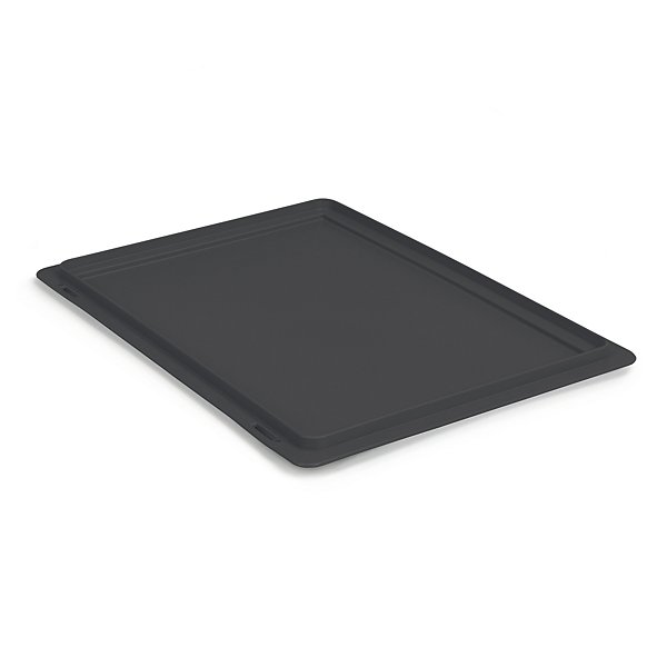 RAJA Stackable Euro Containers and Lids - Black - 2