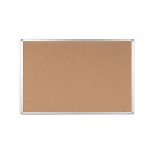 RAJA Tablón de corcho aglomerado, marco de aluminio, 900 x 600 mm, marrón RAJA Tablón de corcho aglomerado, marco de aluminio, 900 x 600 mm, marrón
