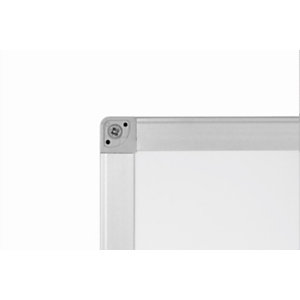 RAJA Tableau blanc émaillé - Surface magnétique - Cadre Aluminium - L.90 x H.60 cm