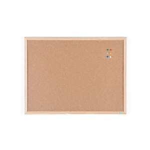 RAJA Tablón de anuncios enmarcado, tablón de corcho prensado, marco de madera, 600 x 450 mm RAJA Tablón de anuncios enmarcado, tablón de corcho prensado, marco de madera, 600 x 450 mm