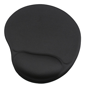 RAJA Tappetino mouse con poggia polsi, Memory Foam, Nero RAJA Tappetino mouse con poggia polsi, Memory Foam, Nero