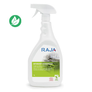 RAJA Détergent dégraissant concentré parfum Verveine - Spray 1L RAJA Détergent dégraissant concentré parfum Verveine - Spray 1L