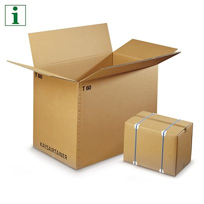 RAJA triple wall cardboard loading cases