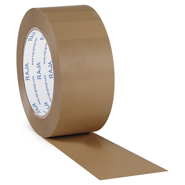 RAJA vinyl packaging tape, clear, 19mmx66m,pack of 48 - 3